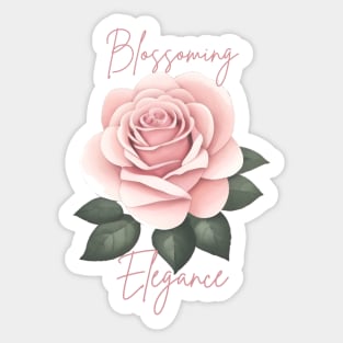 Blossoming Elegance Sticker